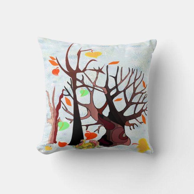 Coussin Le pays des merveilles de l'automne (Recto)