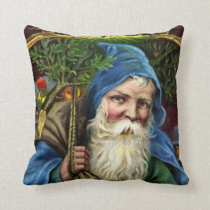 Coussin Le père noël vintage avec les jouets 3