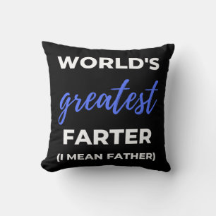 Coussin Le plus grand plus loin du monde Je veux dire père