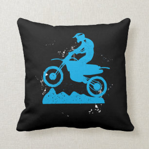 Coussin Le pneu de cavalier de vélo de saleté dépiste l