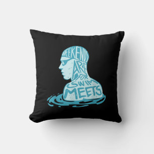 Coussin Le poison de Swimming Summer