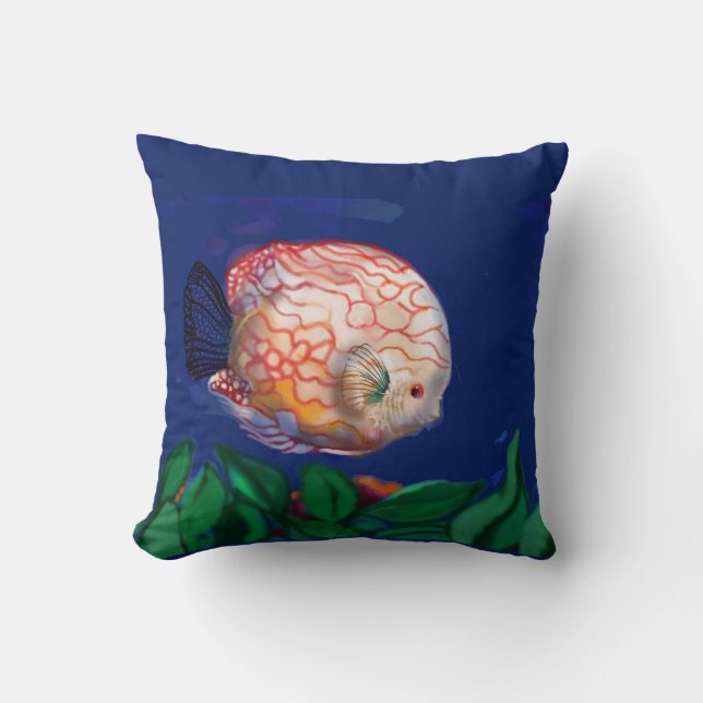 Coussin Le poisson incroyable (Recto)