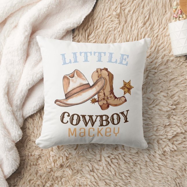 Coussin Le premier rodéo sauvage du Petit Cowboy (Couverture)
