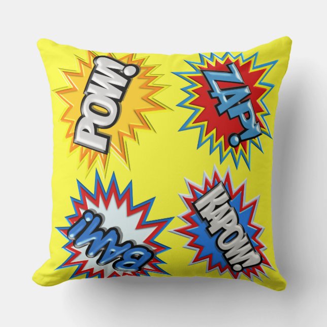 Coussin Le prisonnier de guerre 3D d'éclats de bande (Recto)