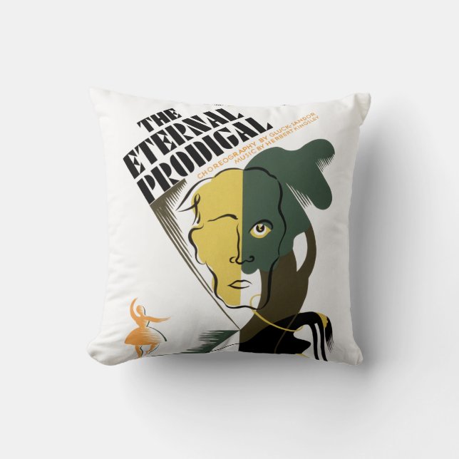 Coussin Le prodigue éternel (Recto)