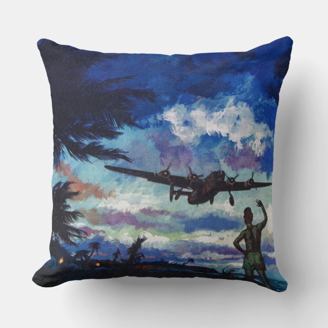 Coussin Le retour du guerrier (Recto)