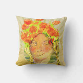 Coussin Le rêve d'une femme personnalise l'attraction posi