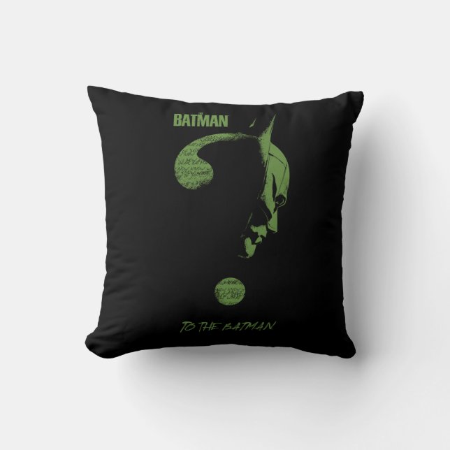 Coussin Le Riddler "To the Batman" Question Mark (Recto)