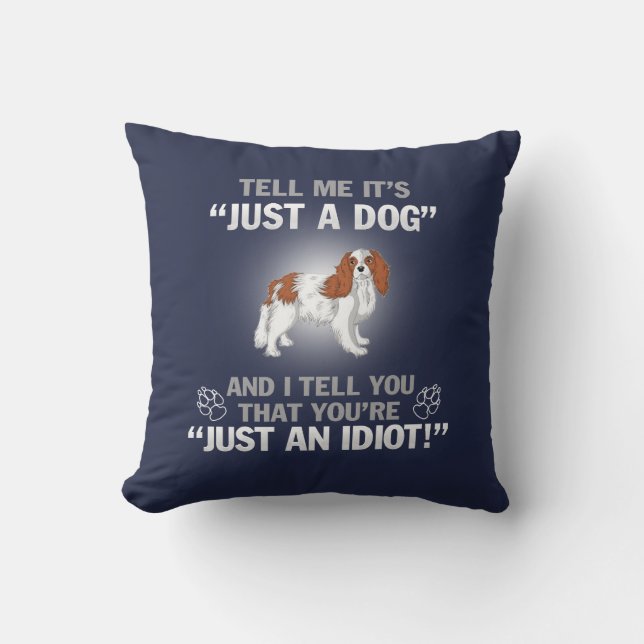 Coussin Le ROI CAVALIER Charles-Son pas simplement un (Recto)
