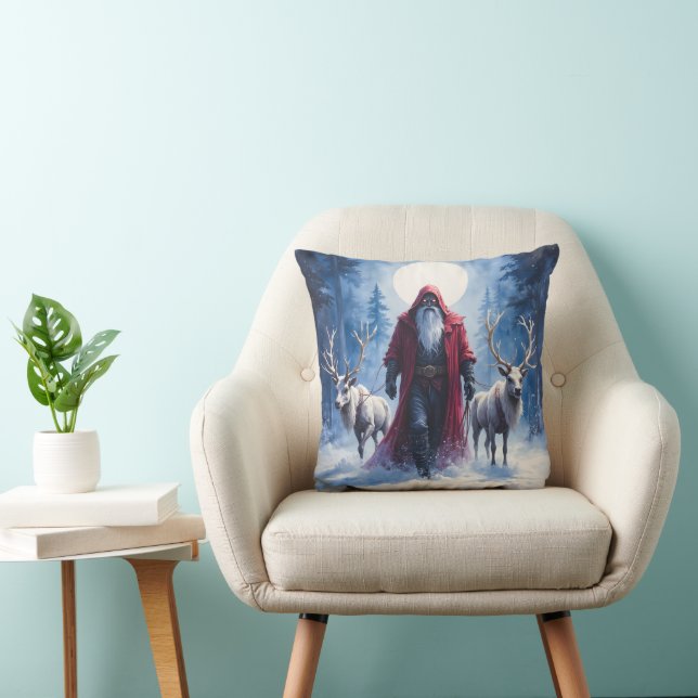 Coussin Le roi de l'hiver arrive.  (Chaise)