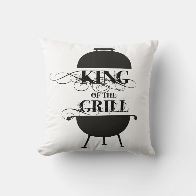 Coussin Le Roi Du Grill (Recto)