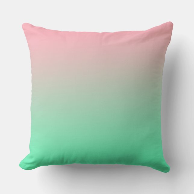 Coussin Le rose pastel et le vert pâle devraient toujours  (Recto)