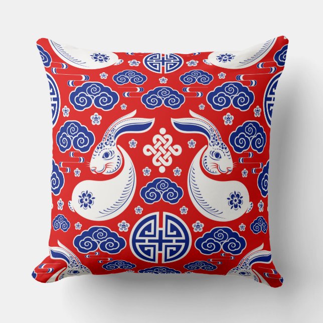 Coussin Le Rouge de Rabbit du Japon (Recto)