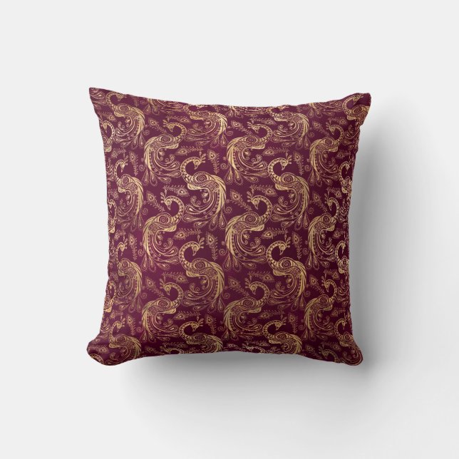 Coussin Le saumon rouge de l'or (Recto)