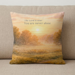 Coussin Le Seigneur est Proche Encouragement de la Foi Chr