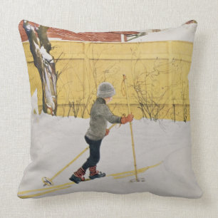 Coussin Le skieur, c.1909