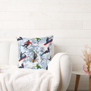Coussin Le snowboarding n'est pas tout