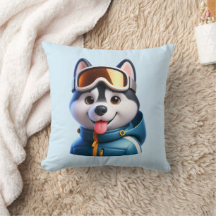 Coussin Le Super Husky Aventurier
