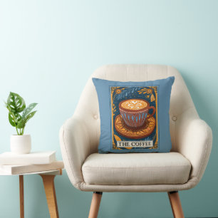 Coussin Le Tarot au café