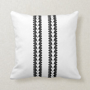 Coussin Le tatouage polynésien a conçu le carreau