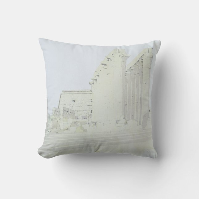 Coussin Le temple de Louxor (Recto)