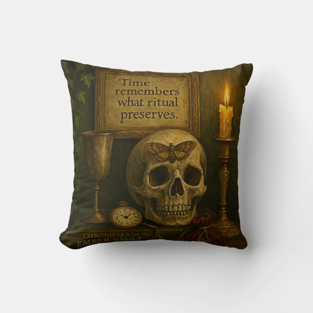 Coussin Le temps se souvient (Recto)