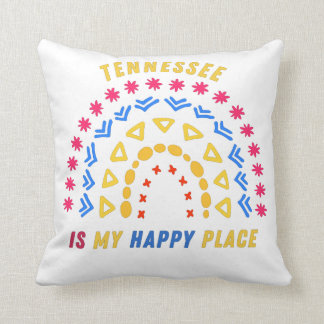 Coussin Le Tennessee est mon endroit heureux