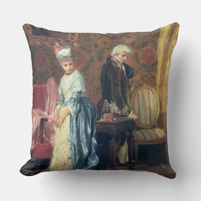 Coussin Le tiff des amants, 1872 (huile sur le panneau) (Recto)