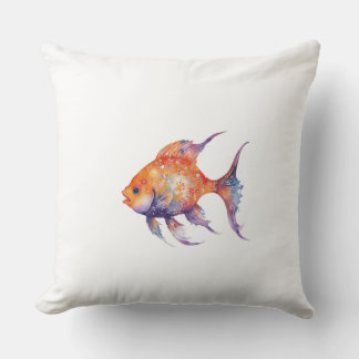 Coussin Le Très Inquiet Poisson Rouge Grand