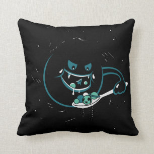 Coussin Le trou noir dévore