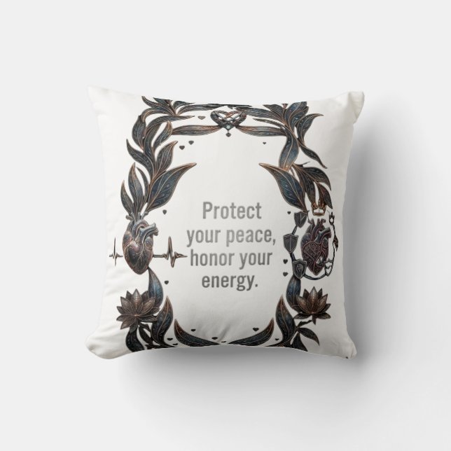 Coussin Le Vide de l'Exécution (Recto)