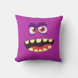 Coussin Le visage ridicule et effrayant des enfants - viol