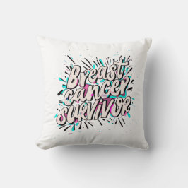Coussin Le voyage du survivant d'un cancer du sein