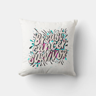 Coussin Le voyage du survivant d'un cancer du sein