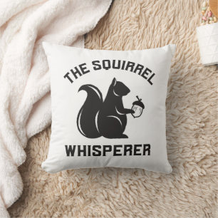 Coussin Le Whisperer d'écureuil Écureuil