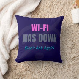 Coussin Le Wi-Fi était inaccessible (ne plus le demander)