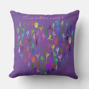 Coussin Le Yoga Poses Coeur Thunder_Cove