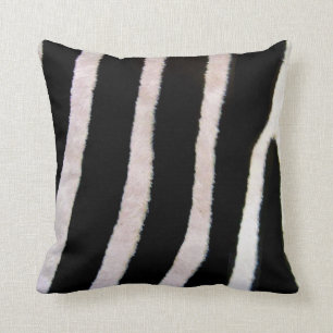 Coussin Le zèbre barre le carreau de poster de animal de