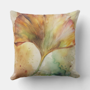 Coussin Leaf & Citation Motivationnelle Lancer l'oreiller