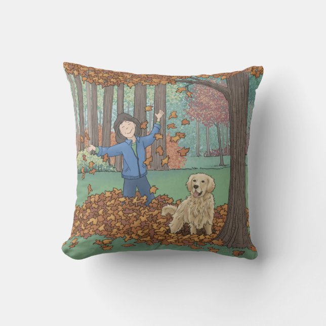 Coussin Leaves d'automne Jeu d'oreiller (Recto)