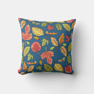 Coussin Leaves d'automne Jeu d'oreiller