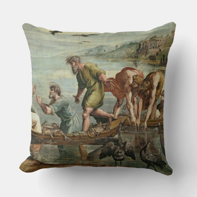 Coussin L'ébauche miraculeuse des poissons (bande dessinée (Recto)