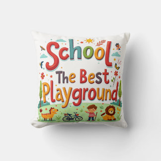 Coussin L'école est amusante - no1