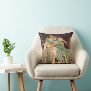 Coussin Leçon de musique par Lord Frederic Leighton