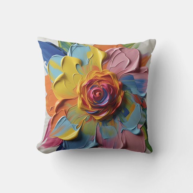 Coussin Lecteur de fleurs (Recto)