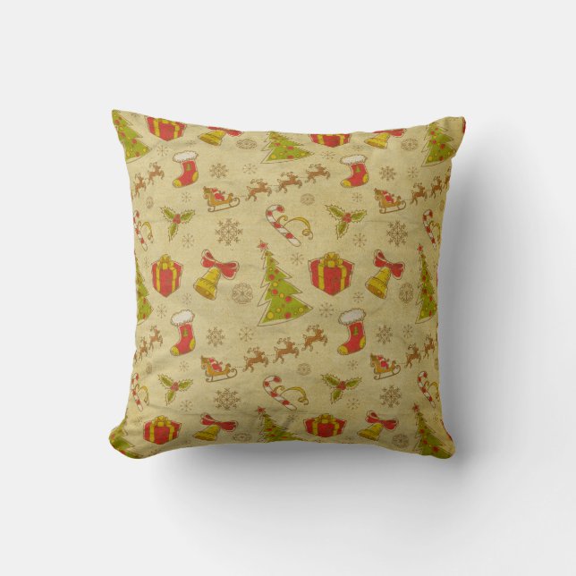 Coussin Lecteur de Noël (Recto)