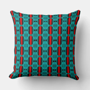 Coussin Lecteur de texture géométrique Abstraite