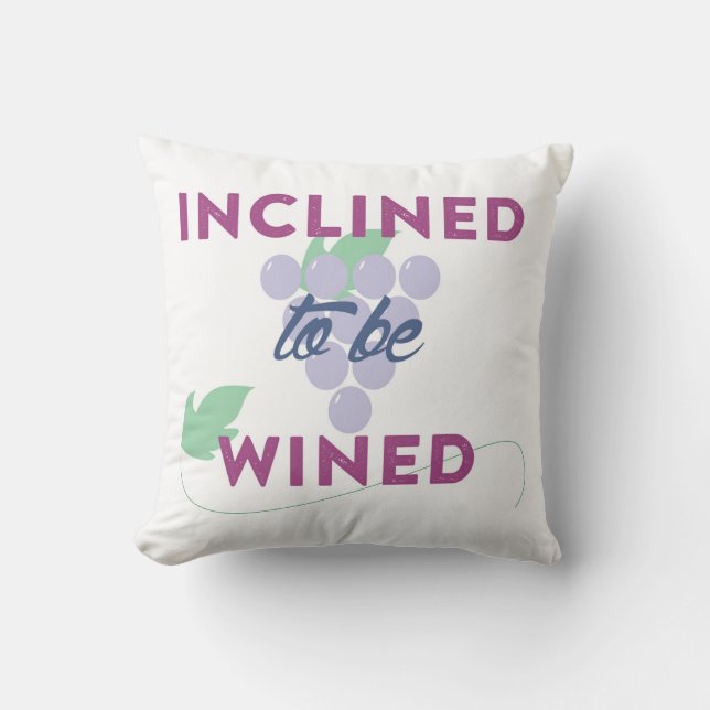 Coussin Lecteur de vin (Recto)