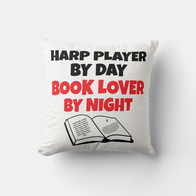 Coussin Lecteur Lover Harp (Recto)