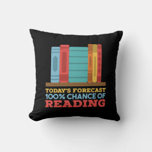 Coussin Lecture - 100% Chance de lecture livre drôle